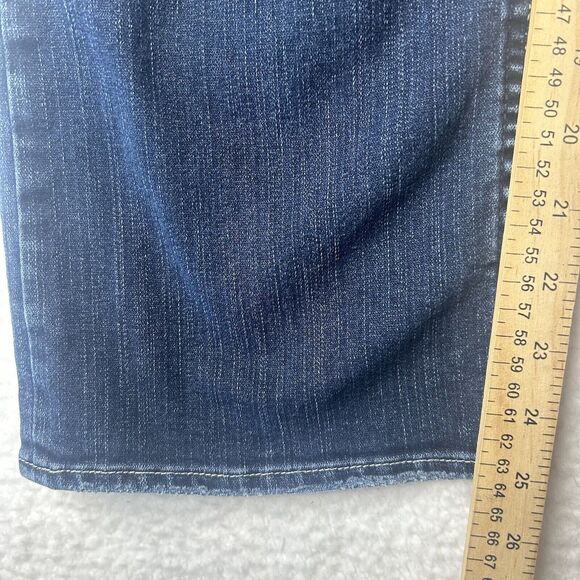 Silver Jeans Women’s34 Santorini Low Rise Ankle Medium Wash Denim Blue Jeans Y2K - Picture 4 of 12